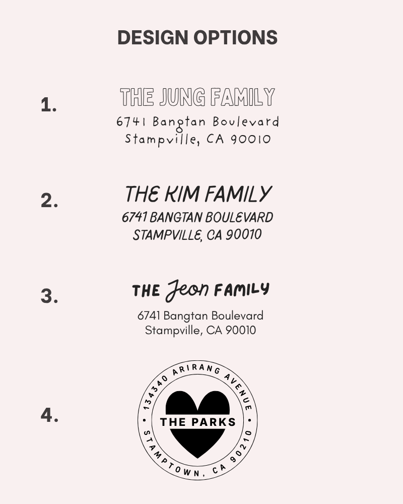 Custom Address Stamp
