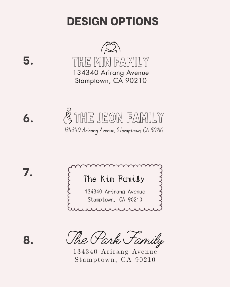 Custom Address Stamp