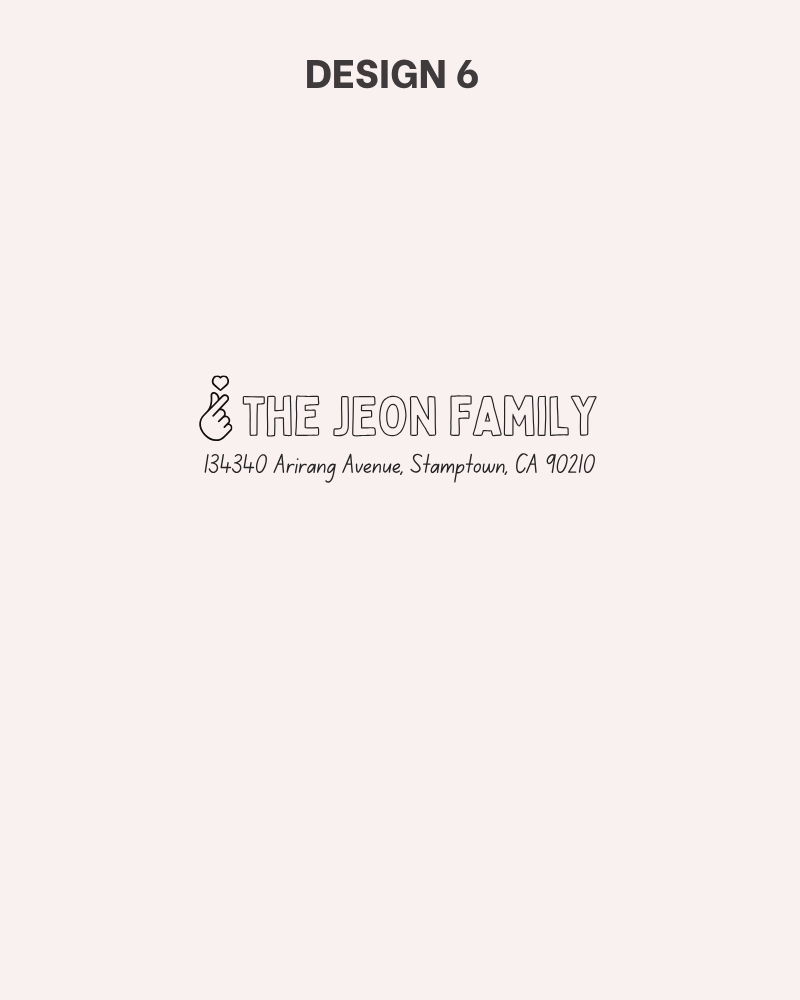 Custom Address Stamp