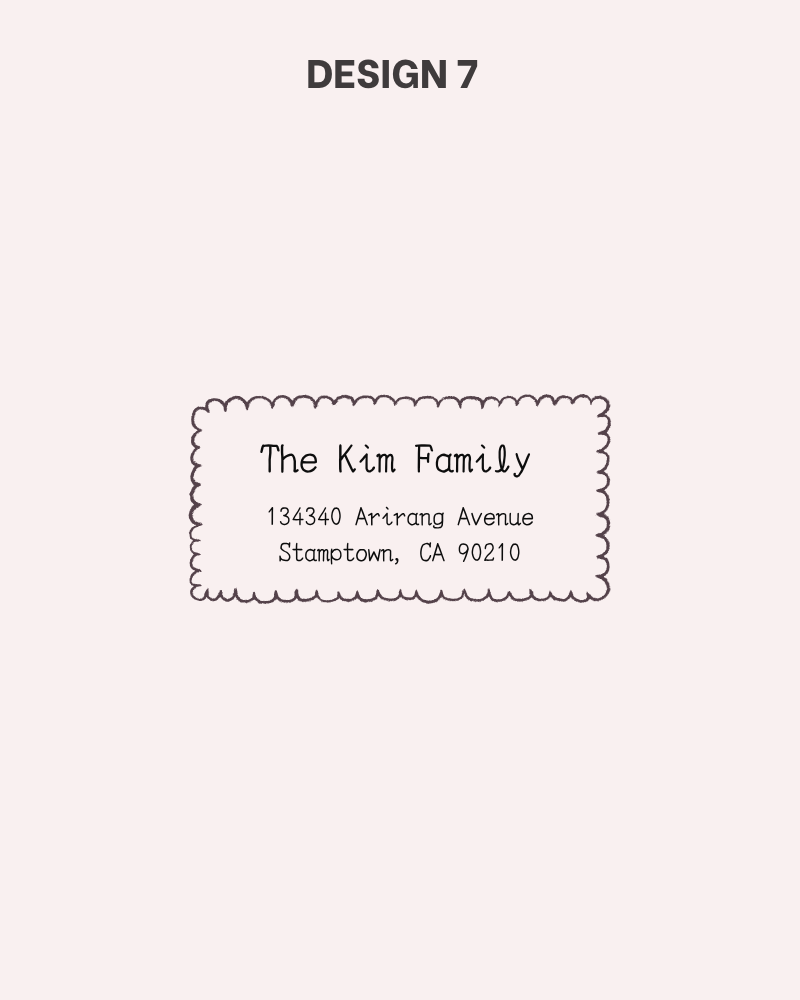 Custom Address Stamp
