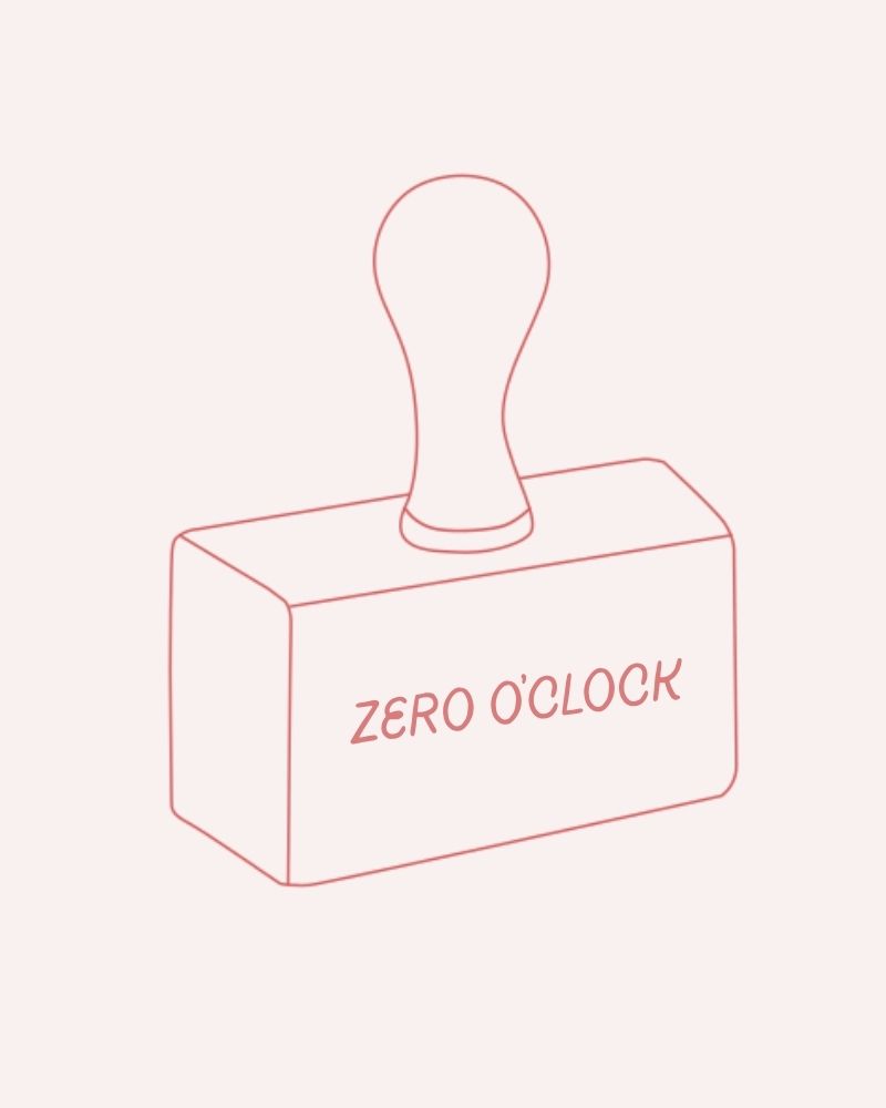 BTS Zero O'Clock Stamp