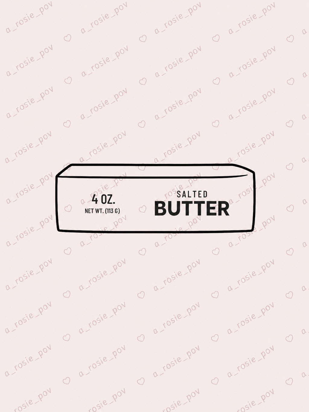 Butter Stick Stamp