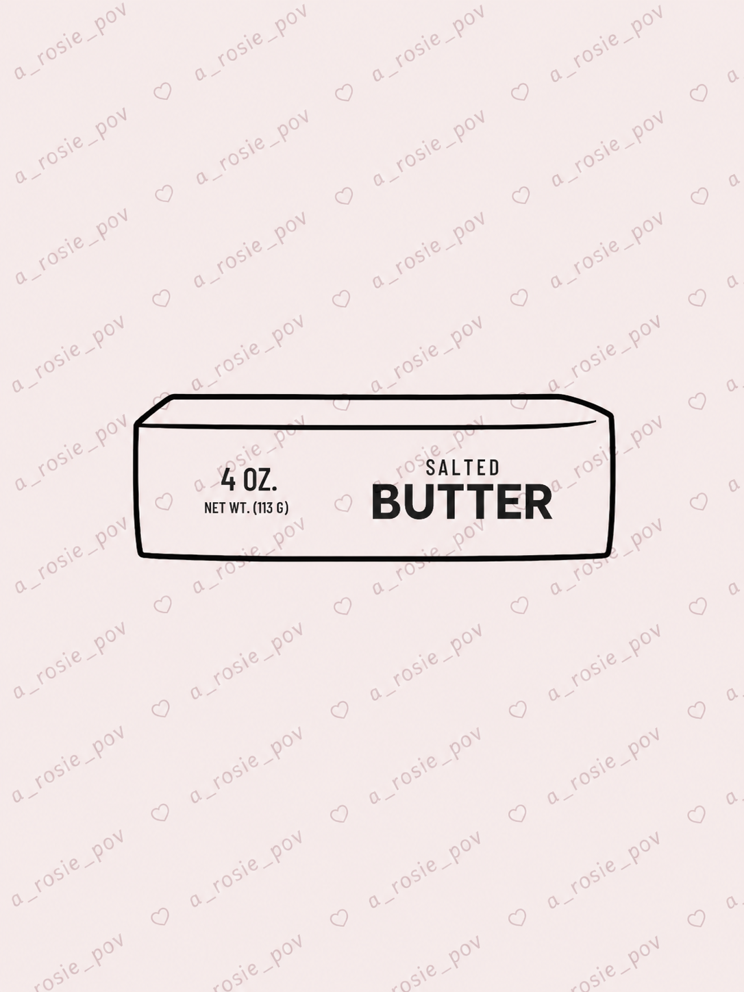 Butter Stick Stamp