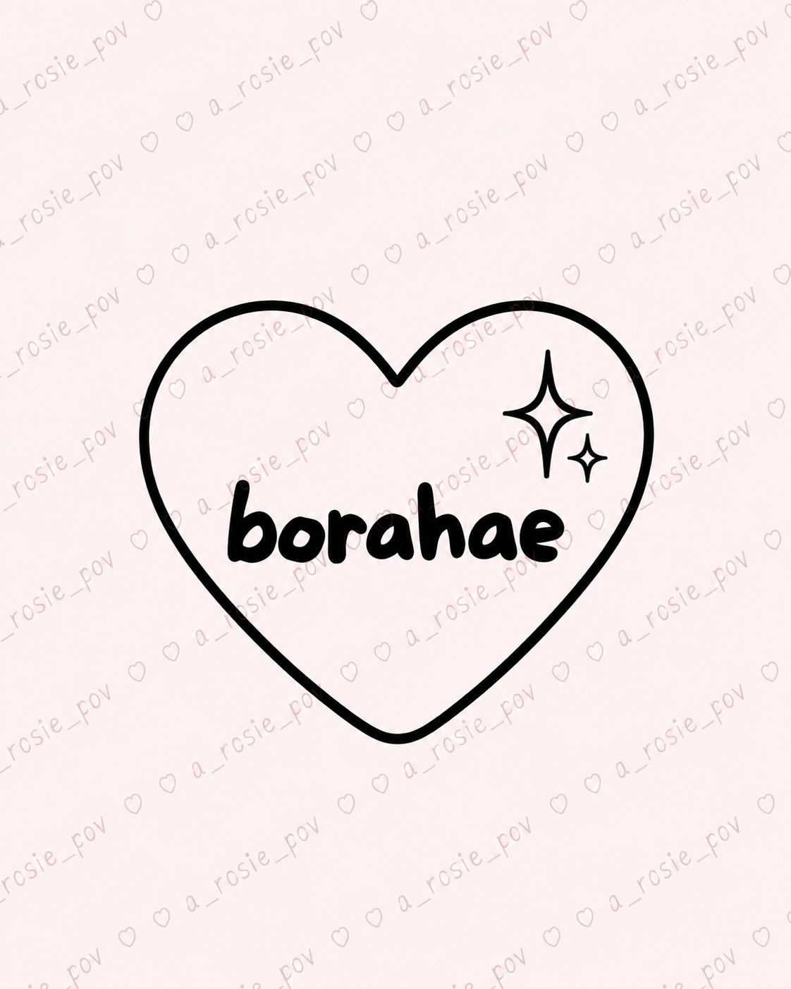 BTS Borahae Stamp