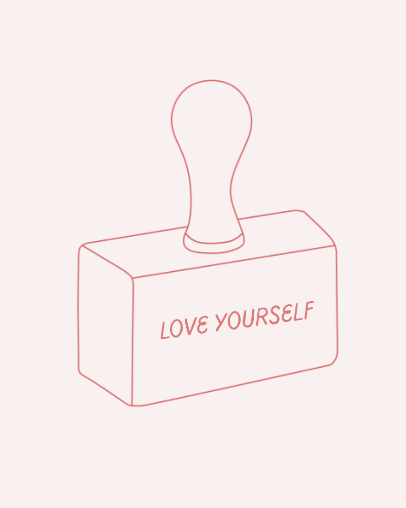 BTS Love Yourself Heart Stamp